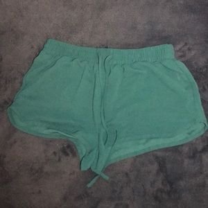Green shorts
